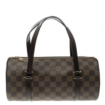 Pre Owned Louis Vuitton Damier Ebene Canvas Papillon 26 Bag