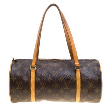 Pre Owned Louis Vuitton Damier Ebene Canvas Papillon 30 Bag