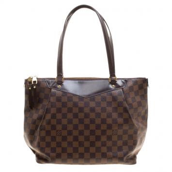 Pre Owned Louis Vuitton Damier Ebene Canvas Westminster GM Bag