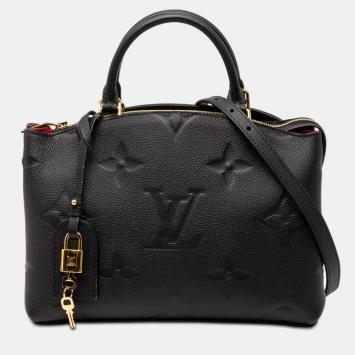 Pre Owned Louis Vuitton Black Monogram Empreinte Petit Palais