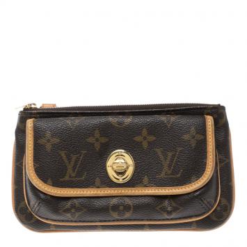 Pre Owned Louis Vuitton Monogram Canvas Tikal Pochette
