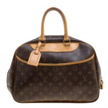 Pre Owned Louis Vuitton Monogram Canvas Deauville Bag
