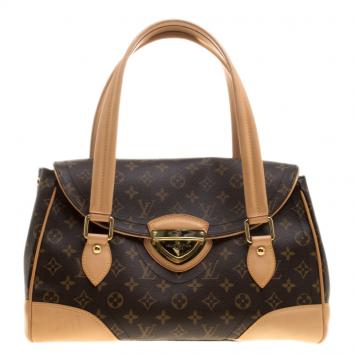 Pre Owned Louis Vuitton Monogram Canvas Beverly Satchel GM