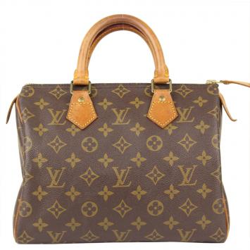 Pre Owned Louis Vuitton Monogram Canvas Speedy 25 Bag