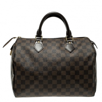 Pre Owned Louis Vuitton Damier Ebene Canvas Speedy 30