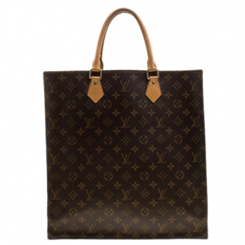 Pre Owned Louis Vuitton Monogram Canvas Sac Plat Tote