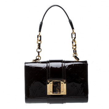 Pre Owned Louis Vuitton Amarante Vernis Vermont Avenue Pochette