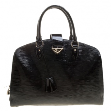 مملوكة مسبقًا Louis Vuitton Black Electric Epi Leather Pont Neuf GM Bag