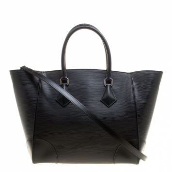 Pre Owned Louis Vuitton Black Epi Leather Phenix MM Bag