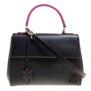 Pre Owned Louis Vuitton Black Epi Leather Cluny BB Bag