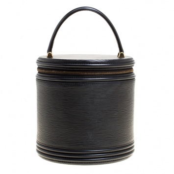 مملوكة مسبقًا Louis Vuitton Black Epi Leather Cannes Vanity Case 