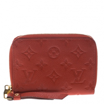 Pre Owned Louis Vuitton Orient Monogram Empreinte Leather Compact Wallet