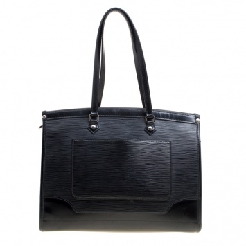 Pre Owned Louis Vuitton Black Epi Leather Madeleine GM Bag