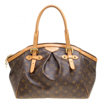 Pre Owned Louis Vuitton Monogram Canvas and Leather Tivoli GM Bag