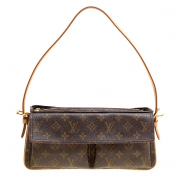 Pre Owned Louis Vuitton Monogram Canvas and Leather Viva Cite MM Bag