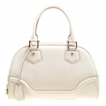 Pre Owned Louis Vuitton Ivorie Epi Leather Montaigne PM Bag