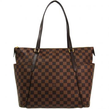 Pre Owned Louis Vuitton Damier Ebene Canvas Totally MM Bag
