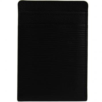Pre Owned Louis Vuitton Noir Epi Leather Card Holder