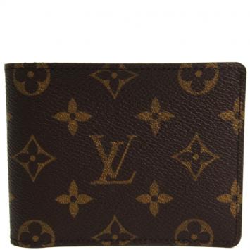 Pre Owned Louis Vuitton Monogram Canvas Multiple Wallet