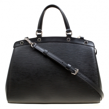 Pre Owned Louis Vuitton Black Epi Leather Brea MM Bag