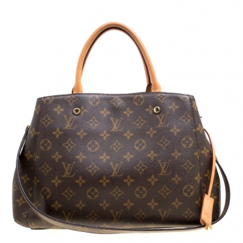 Pre Owned Louis Vuitton Monogram Canvas Montaigne MM Bag