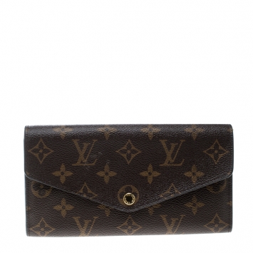 Pre Owned Louis Vuitton Monogram Canvas Sarah NM3 Wallet
