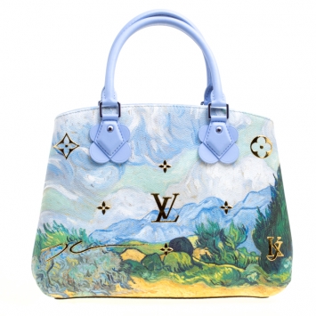 Pre Owned Louis Vuitton Multicolor Leather Montaigne MM Van Gogh Bag