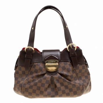 Pre Owned Louis Vuitton Damier Ebene Canvas Sistina PM Bag