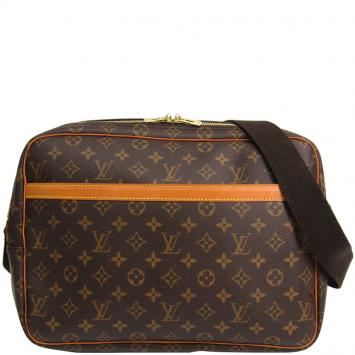 Pre Owned Louis Vuitton Monogram Canvas Reporter GM Bag