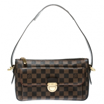Pre Owned Louis Vuitton Damier Ebene Canvas Ravello GM Bag
