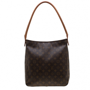 Pre Owned Louis Vuitton Monogram Canvas Looping MM Tote Bag