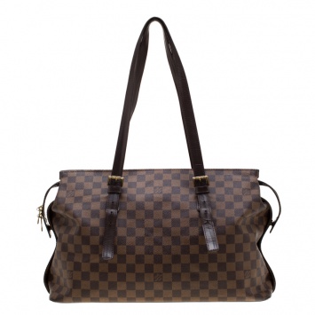 Pre Owned Louis Vuitton Damier Ebene Canvas Chelsea Bag