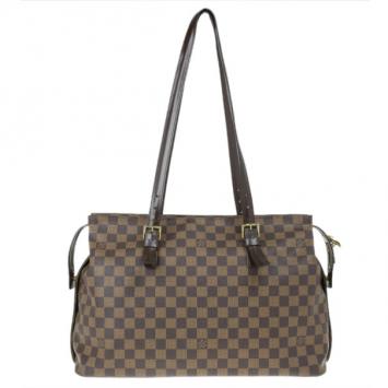 Pre Owned Louis Vuitton Damier Ebene Canvas Chelsea Tote