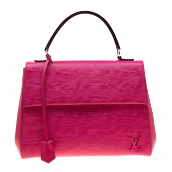 Pre Owned Louis Vuitton Pivoine Epi Leather Cluny MM Bag