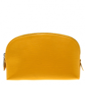 Pre Owned Louis Vuitton Citron Epi Leather Cosmetic Pouch