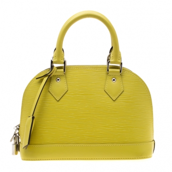 Pre Owned Louis Vuitton Pistache Epi Leather Alma BB Bag