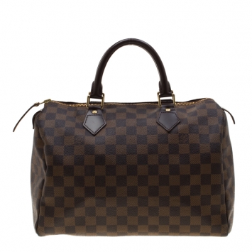 Pre Owned Louis Vuitton Damier Ebene Canvas Speedy 30