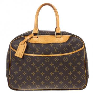 Pre Owned Louis Vuitton Monogram Deauville Boston Bag