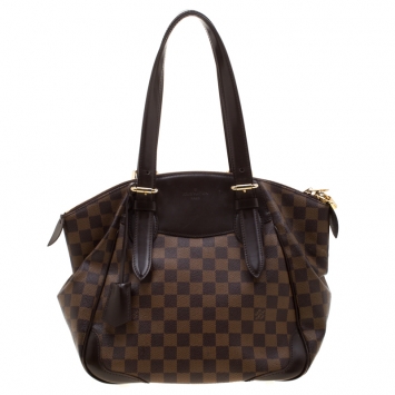 Pre Owned Louis Vuitton Damier Ebene Canvas Verona MM Bag