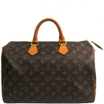 Pre Owned Louis Vuitton Monogram Canvas Speedy 35 Bag