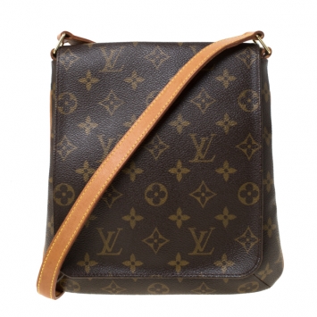 Pre Owned Louis Vuitton Monogram Canvas Musette Salsa Crossbody Bag