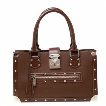 Pre Owned Louis Vuitton Brown Suhali Leather Le Fabuleux Bag