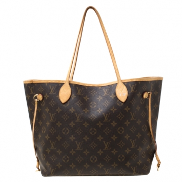 Pre Owned Louis Vuitton Monogram Canvas Neverfull MM Bag