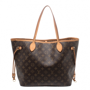 Pre Owned Louis Vuitton Monogram Canvas Neverfull MM Bag