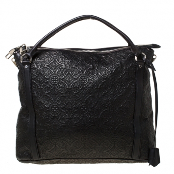 Pre Owned Louis Vuitton Black Monogram Antheia Ixia MM Bag