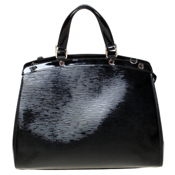 Pre Owned Louis Vuitton Black Electric Epi Leather Brea GM Bag
