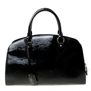 Pre Owned Louis Vuitton Black Electric Epi Leather Pont Neuf PM Bag