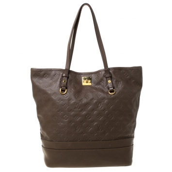 Pre Owned Louis Vuitton Ombre Monogram Empreinte Leather Citadine GM Bag