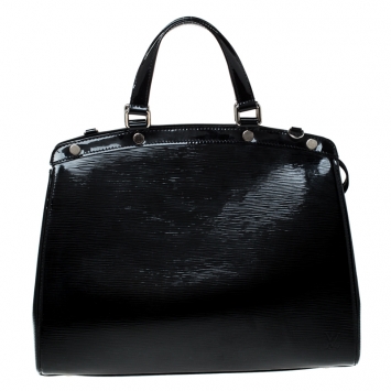 Pre Owned Louis Vuitton Black Electric Epi Leather Brea GM Bag