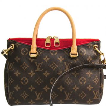Pre Owned Louis Vuitton Cerise Monogram Canvas Pallas BB Bag